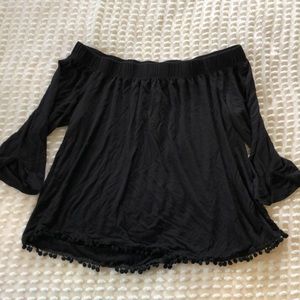 Pebble and stone Off the shoulder top